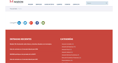 Desktop Screenshot of blog.madom.es